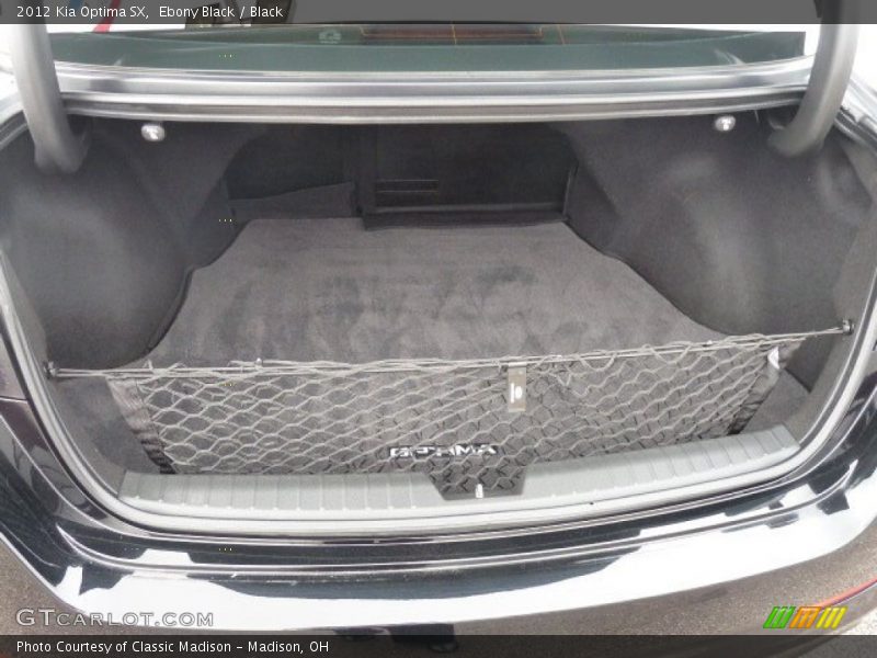 Ebony Black / Black 2012 Kia Optima SX