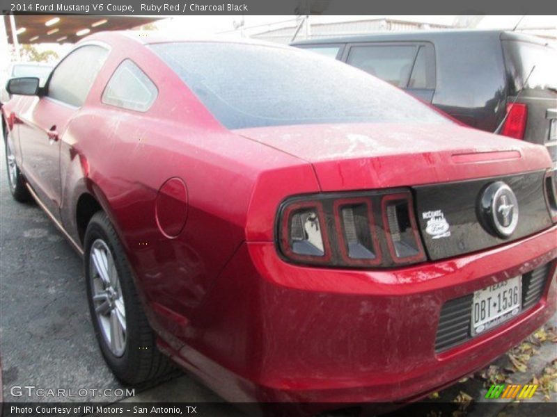 Ruby Red / Charcoal Black 2014 Ford Mustang V6 Coupe