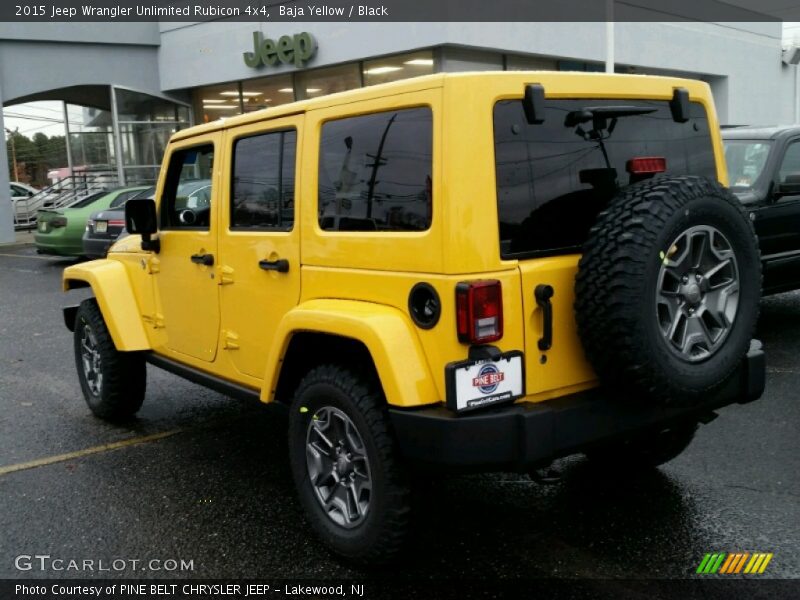 Baja Yellow / Black 2015 Jeep Wrangler Unlimited Rubicon 4x4
