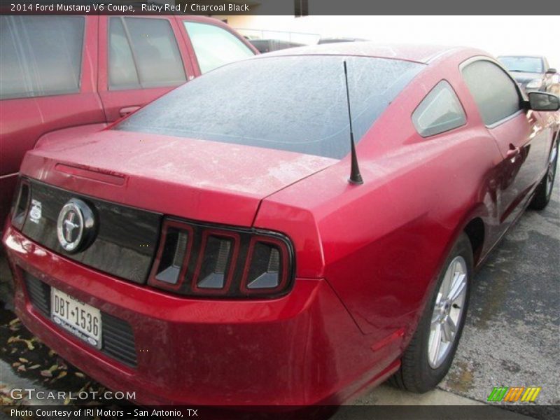 Ruby Red / Charcoal Black 2014 Ford Mustang V6 Coupe