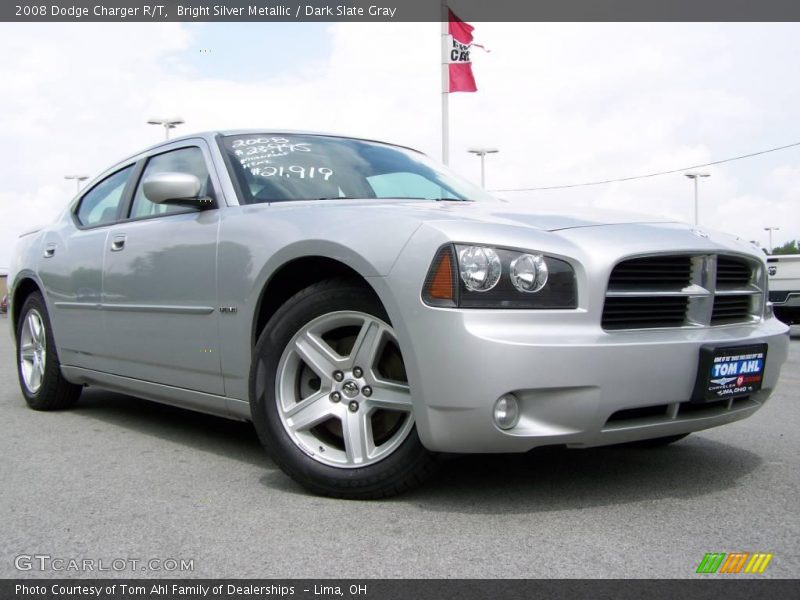 Bright Silver Metallic / Dark Slate Gray 2008 Dodge Charger R/T