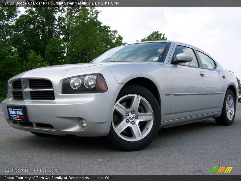 Bright Silver Metallic / Dark Slate Gray 2008 Dodge Charger R/T