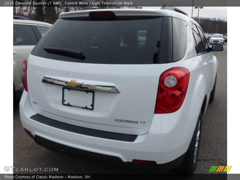 Summit White / Light Titanium/Jet Black 2015 Chevrolet Equinox LT AWD