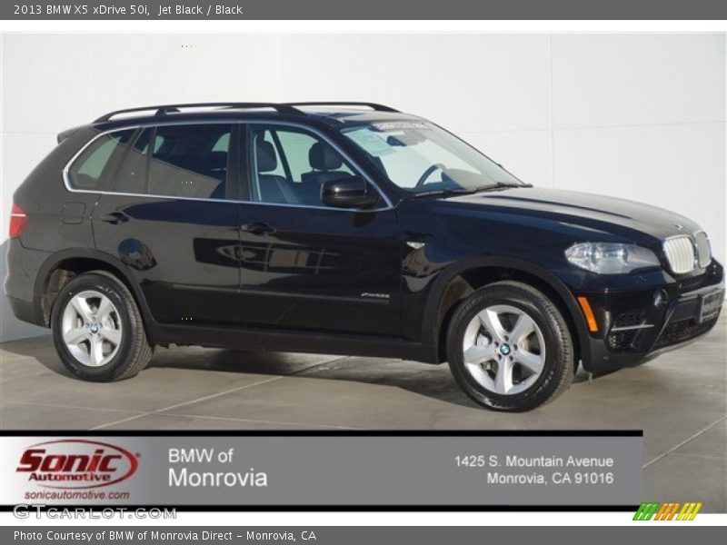Jet Black / Black 2013 BMW X5 xDrive 50i