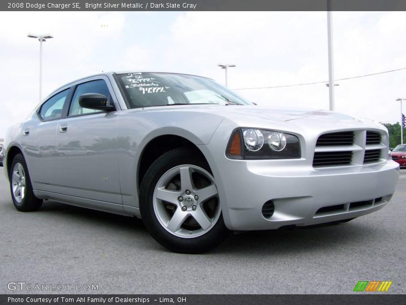 Bright Silver Metallic / Dark Slate Gray 2008 Dodge Charger SE