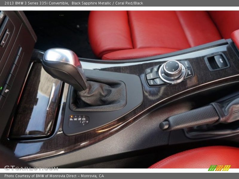 Black Sapphire Metallic / Coral Red/Black 2013 BMW 3 Series 335i Convertible
