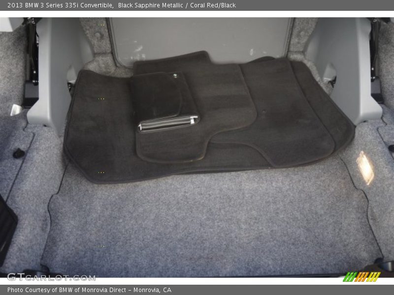 Black Sapphire Metallic / Coral Red/Black 2013 BMW 3 Series 335i Convertible