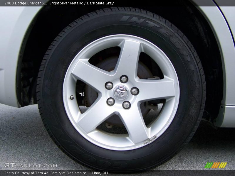 Bright Silver Metallic / Dark Slate Gray 2008 Dodge Charger SE