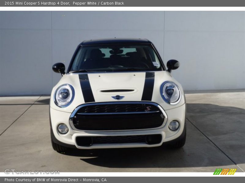 Pepper White / Carbon Black 2015 Mini Cooper S Hardtop 4 Door