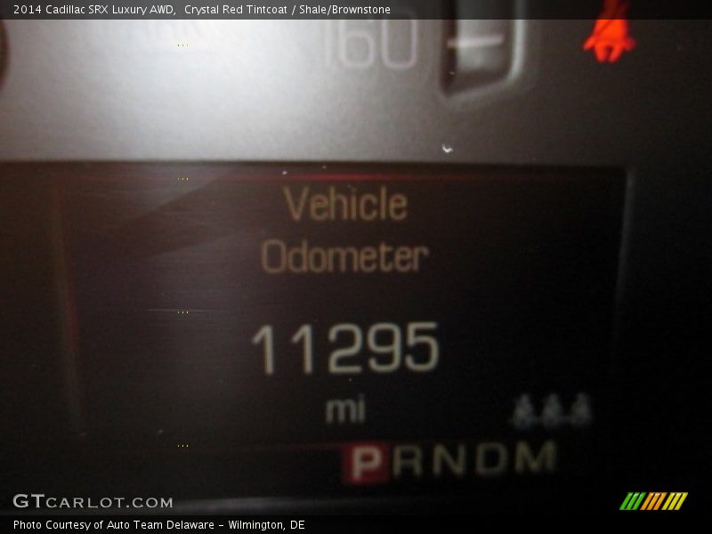 Crystal Red Tintcoat / Shale/Brownstone 2014 Cadillac SRX Luxury AWD