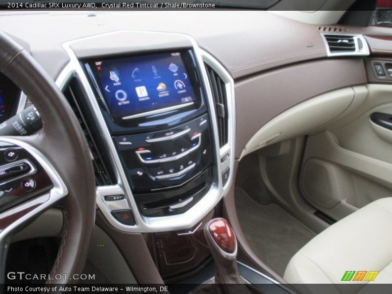 Crystal Red Tintcoat / Shale/Brownstone 2014 Cadillac SRX Luxury AWD
