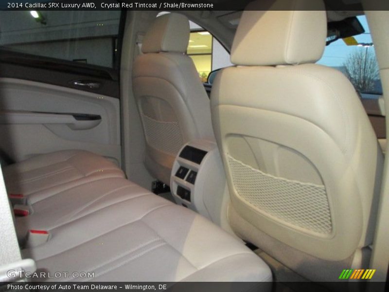 Crystal Red Tintcoat / Shale/Brownstone 2014 Cadillac SRX Luxury AWD