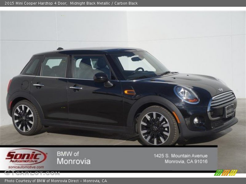 Midnight Black Metallic / Carbon Black 2015 Mini Cooper Hardtop 4 Door
