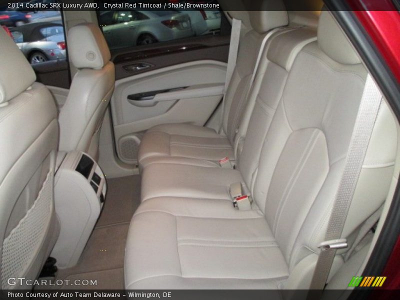 Crystal Red Tintcoat / Shale/Brownstone 2014 Cadillac SRX Luxury AWD