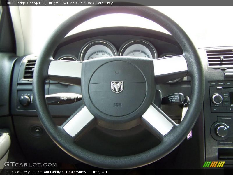 Bright Silver Metallic / Dark Slate Gray 2008 Dodge Charger SE