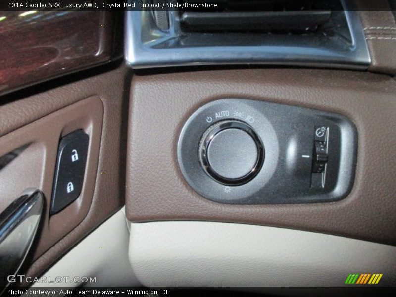 Crystal Red Tintcoat / Shale/Brownstone 2014 Cadillac SRX Luxury AWD