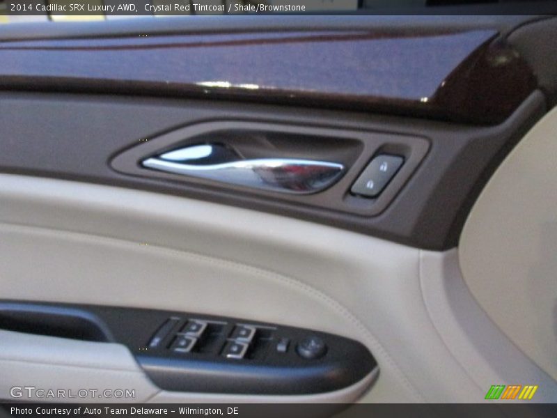 Crystal Red Tintcoat / Shale/Brownstone 2014 Cadillac SRX Luxury AWD