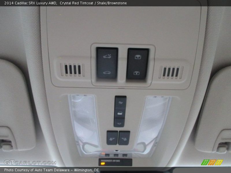 Crystal Red Tintcoat / Shale/Brownstone 2014 Cadillac SRX Luxury AWD