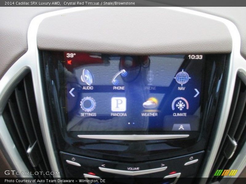 Crystal Red Tintcoat / Shale/Brownstone 2014 Cadillac SRX Luxury AWD