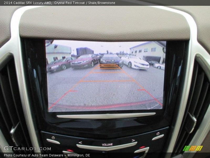 Crystal Red Tintcoat / Shale/Brownstone 2014 Cadillac SRX Luxury AWD