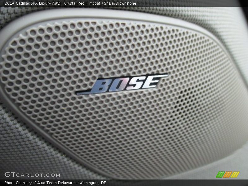 Crystal Red Tintcoat / Shale/Brownstone 2014 Cadillac SRX Luxury AWD