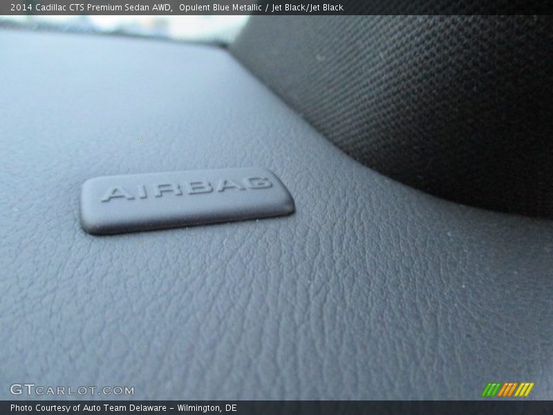 Opulent Blue Metallic / Jet Black/Jet Black 2014 Cadillac CTS Premium Sedan AWD