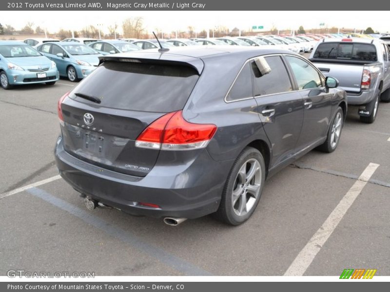 Magnetic Gray Metallic / Light Gray 2012 Toyota Venza Limited AWD