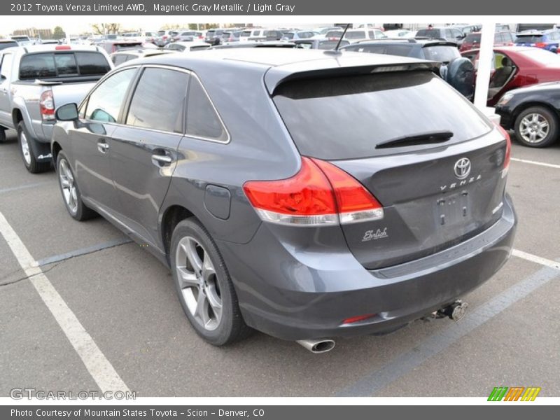 Magnetic Gray Metallic / Light Gray 2012 Toyota Venza Limited AWD