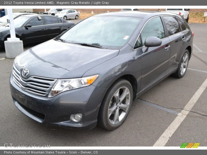 Magnetic Gray Metallic / Light Gray 2012 Toyota Venza Limited AWD