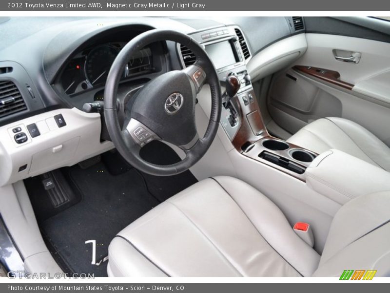 Light Gray Interior - 2012 Venza Limited AWD 
