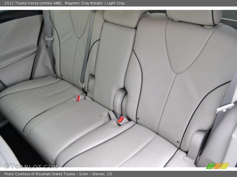 Rear Seat of 2012 Venza Limited AWD