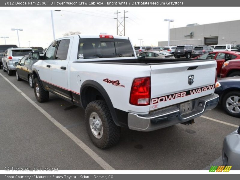 Bright White / Dark Slate/Medium Graystone 2012 Dodge Ram 2500 HD Power Wagon Crew Cab 4x4