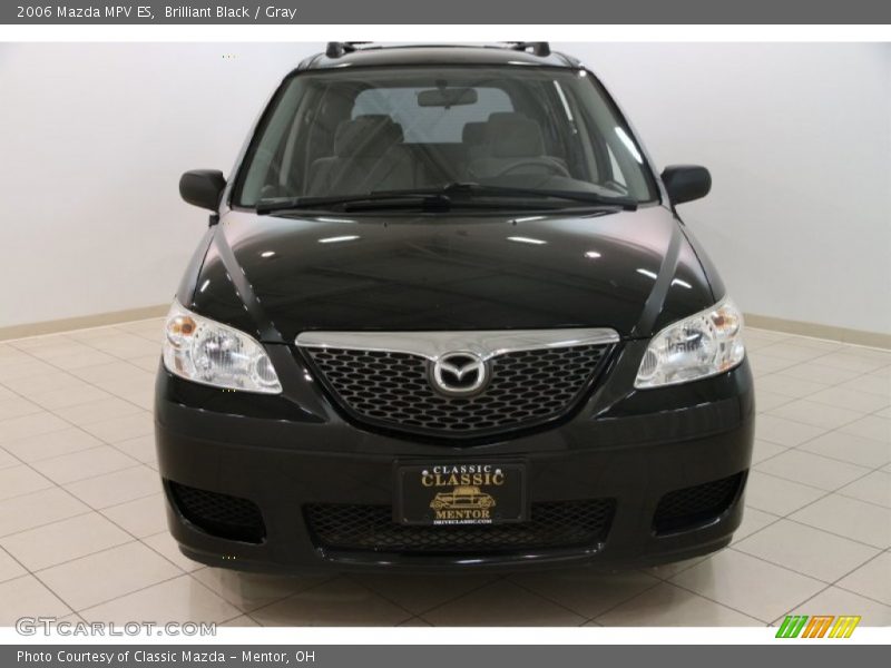 Brilliant Black / Gray 2006 Mazda MPV ES