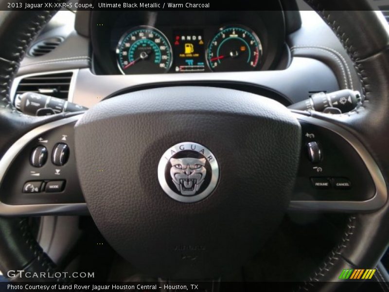 Ultimate Black Metallic / Warm Charcoal 2013 Jaguar XK XKR-S Coupe