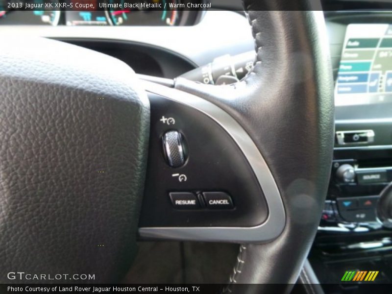 Ultimate Black Metallic / Warm Charcoal 2013 Jaguar XK XKR-S Coupe