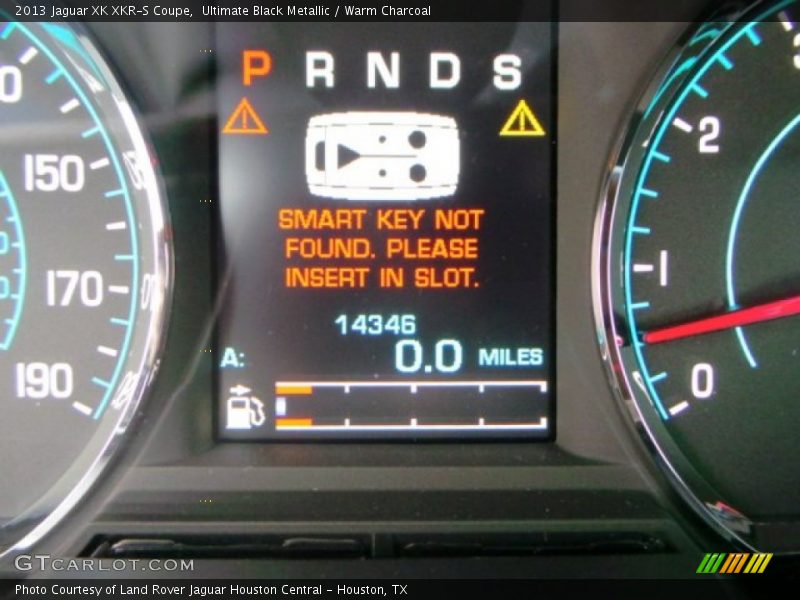 Ultimate Black Metallic / Warm Charcoal 2013 Jaguar XK XKR-S Coupe