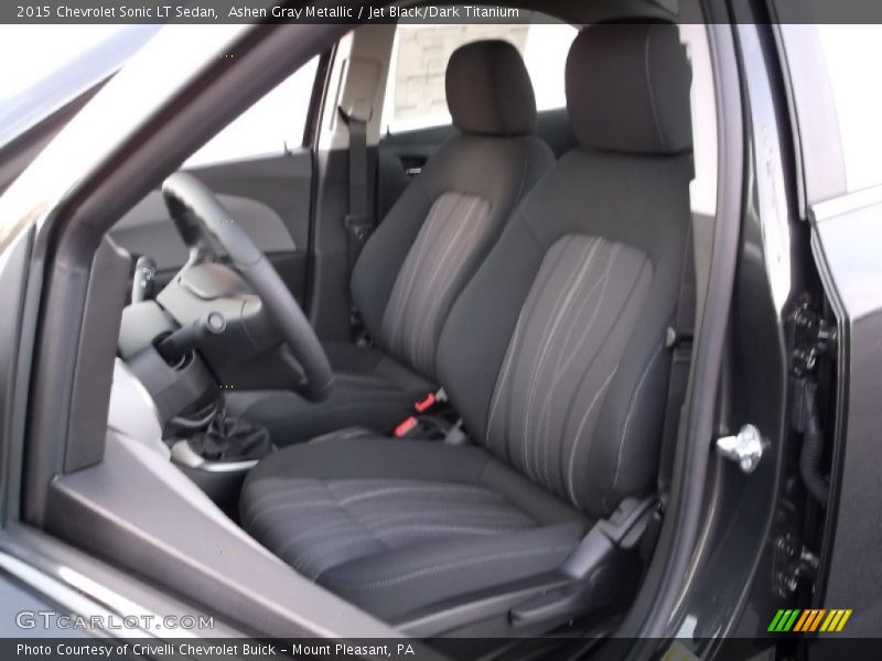 Ashen Gray Metallic / Jet Black/Dark Titanium 2015 Chevrolet Sonic LT Sedan