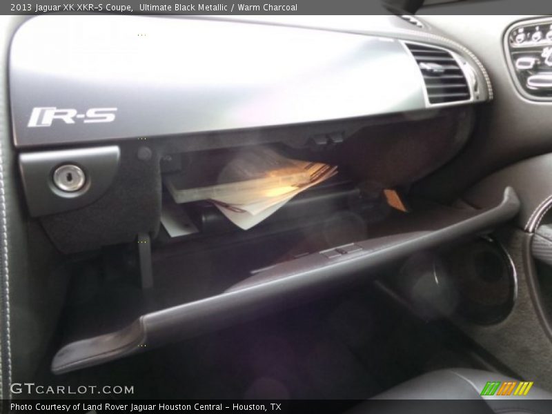 Ultimate Black Metallic / Warm Charcoal 2013 Jaguar XK XKR-S Coupe
