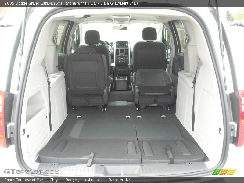 Stone White / Dark Slate Gray/Light Shale 2009 Dodge Grand Caravan SXT