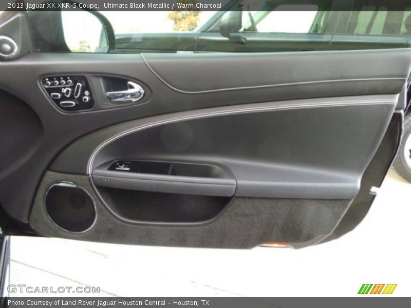 Ultimate Black Metallic / Warm Charcoal 2013 Jaguar XK XKR-S Coupe