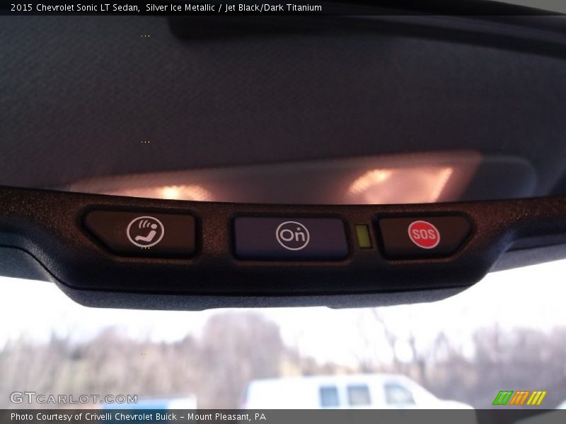 Silver Ice Metallic / Jet Black/Dark Titanium 2015 Chevrolet Sonic LT Sedan
