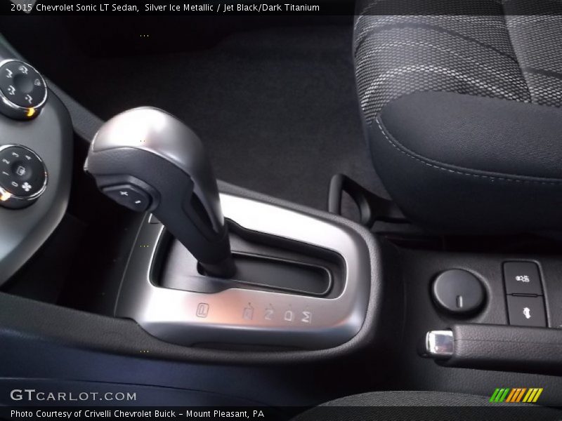 Silver Ice Metallic / Jet Black/Dark Titanium 2015 Chevrolet Sonic LT Sedan