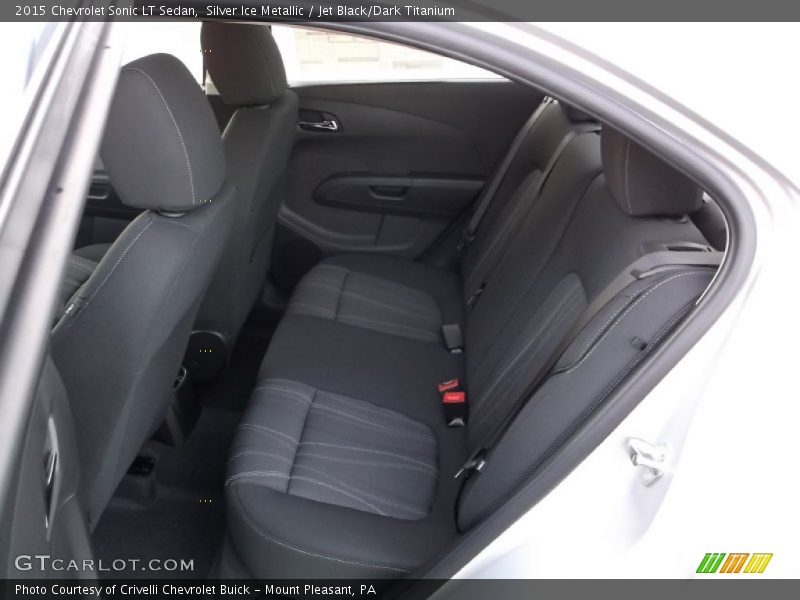 Silver Ice Metallic / Jet Black/Dark Titanium 2015 Chevrolet Sonic LT Sedan