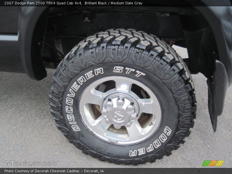 Brilliant Black / Medium Slate Gray 2007 Dodge Ram 2500 TRX4 Quad Cab 4x4
