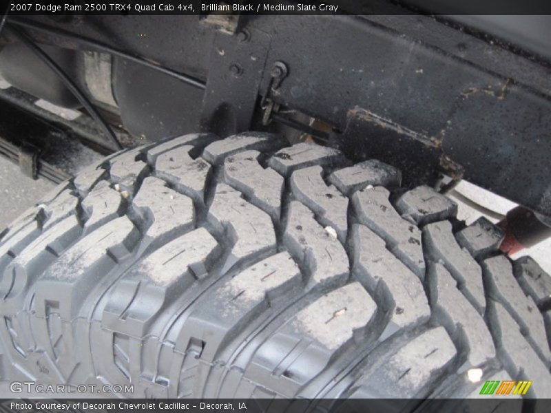Brilliant Black / Medium Slate Gray 2007 Dodge Ram 2500 TRX4 Quad Cab 4x4