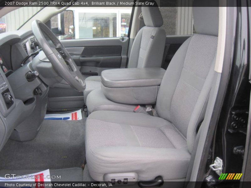 Brilliant Black / Medium Slate Gray 2007 Dodge Ram 2500 TRX4 Quad Cab 4x4