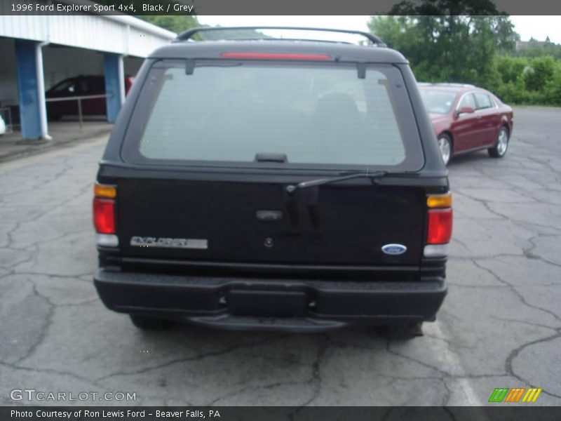 Black / Grey 1996 Ford Explorer Sport 4x4