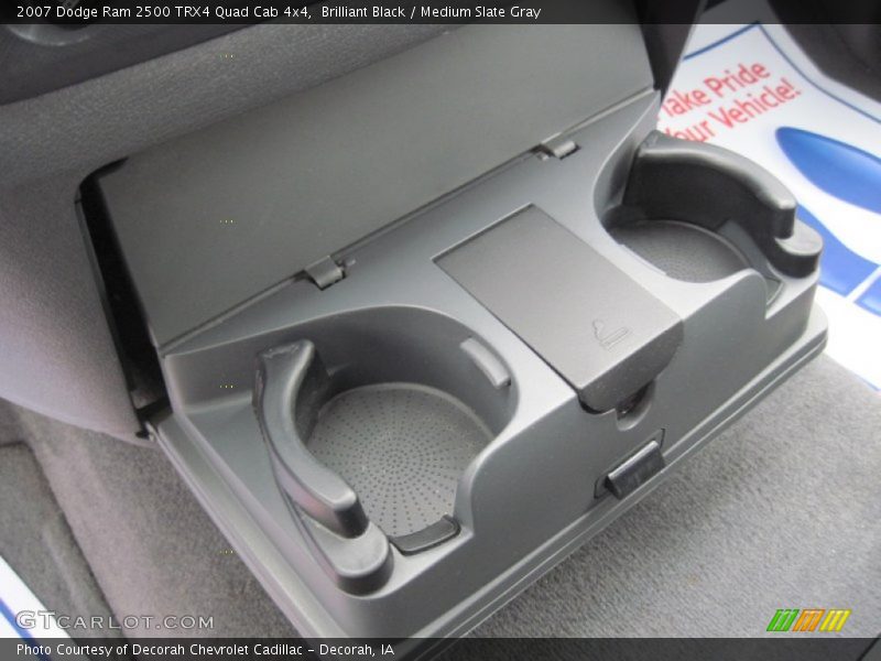 Brilliant Black / Medium Slate Gray 2007 Dodge Ram 2500 TRX4 Quad Cab 4x4