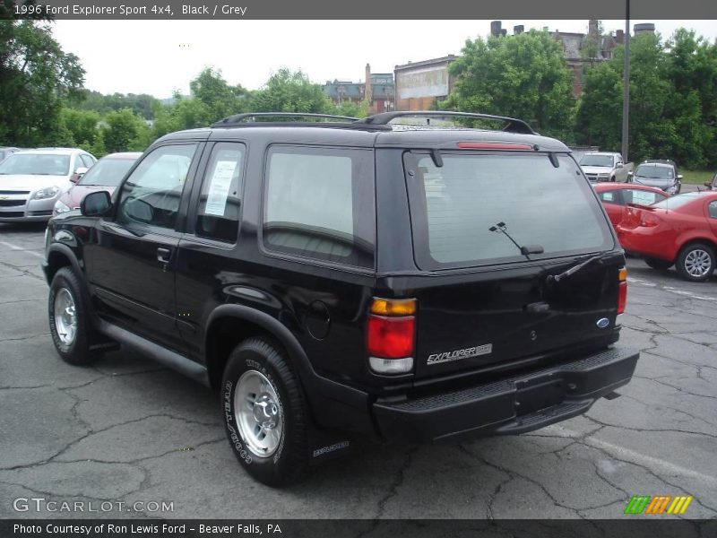 Black / Grey 1996 Ford Explorer Sport 4x4