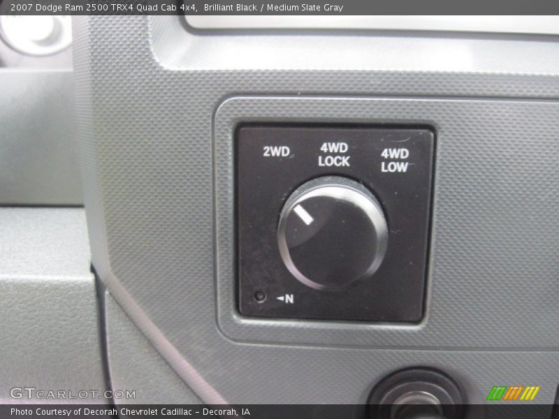 Brilliant Black / Medium Slate Gray 2007 Dodge Ram 2500 TRX4 Quad Cab 4x4